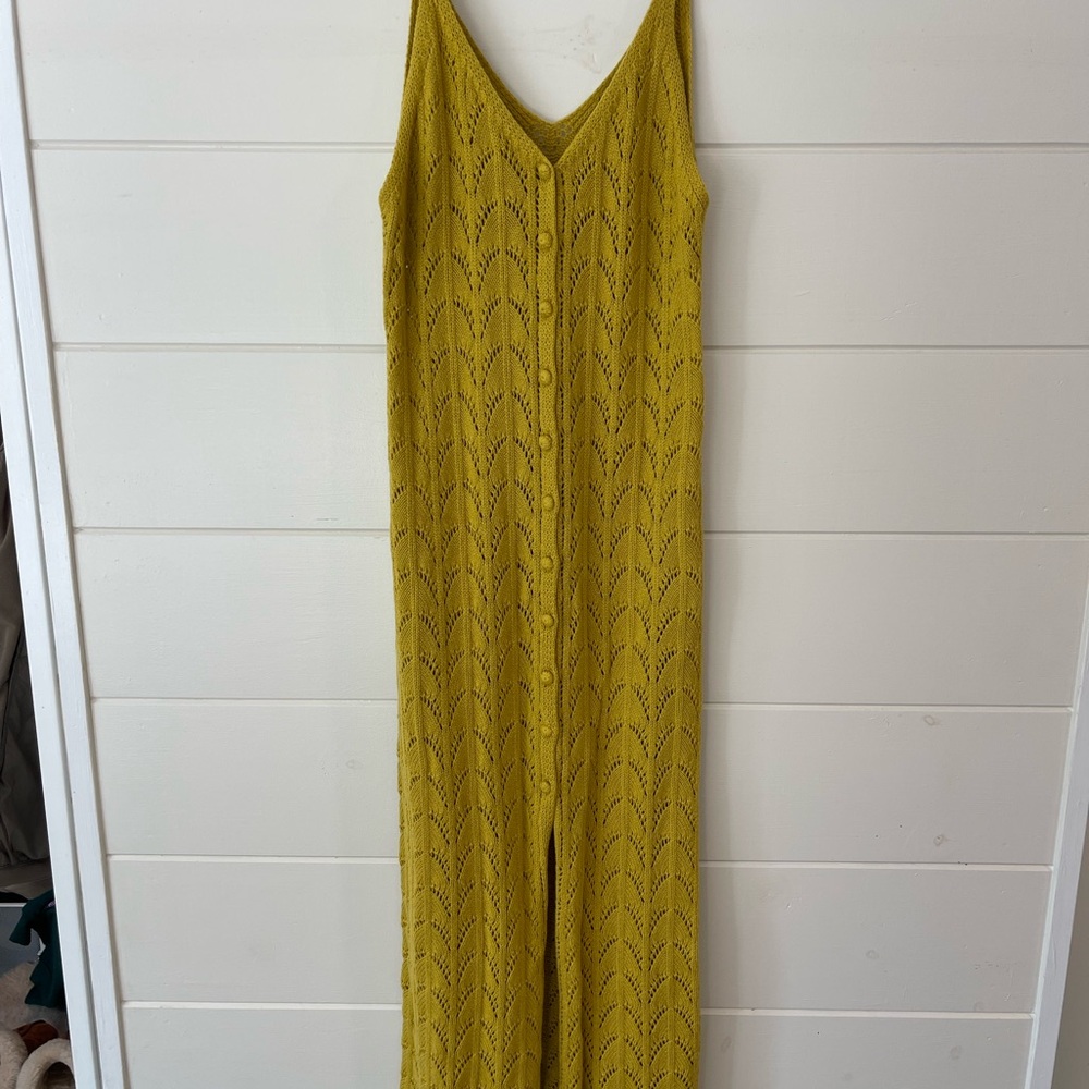 Forever 21 Mustard Knit dress
